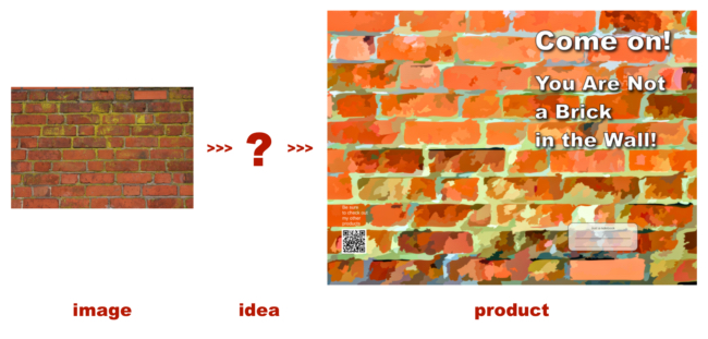 from a photo to a design