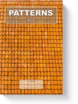 'Patterns No. 2' - a lined notebook, journal, composition notebook by Vlavoy. 'Go to Amazon' link.